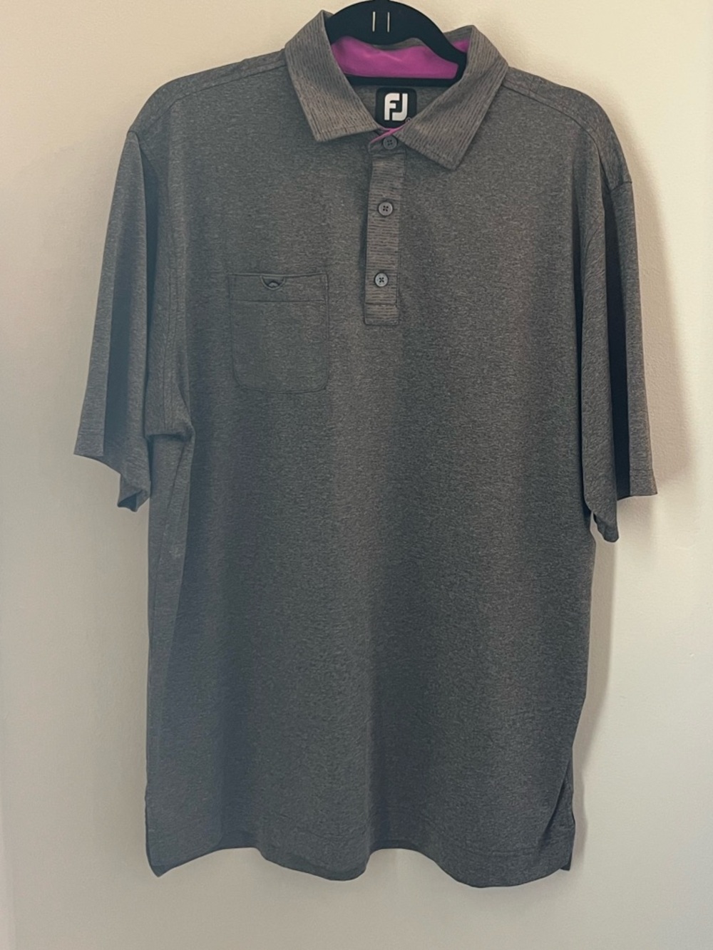 FJ FootJoy Polo Golf Shirt Mens Short Sleeve‎ Performance